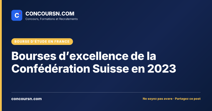 Illustration de l’article : Bourses d’excellence de la Confédération Suisse en 2023