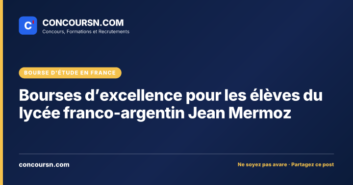 Illustration de l’article : Bourses d’excellence pour les élèves du lycée franco-argentin Jean Mermoz