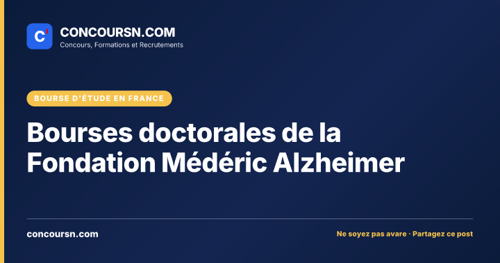 Illustration de l’article : Bourses doctorales de la Fondation Médéric Alzheimer