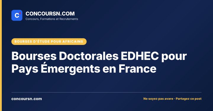 Illustration de l’article : Bourses Doctorales EDHEC pour Pays Émergents en France