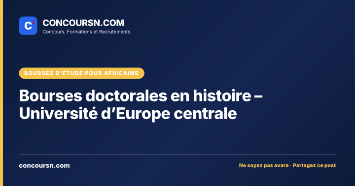 Illustration de l’article : Bourses doctorales en histoire – Université d’Europe centrale
