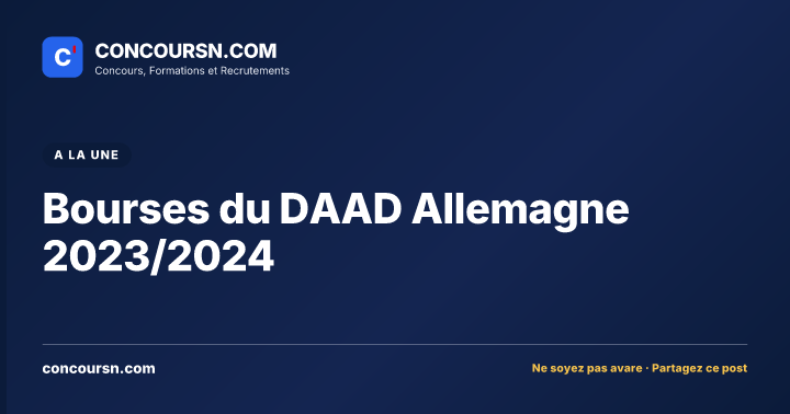 Illustration de l’article : Bourses du DAAD Allemagne 2023/2024
