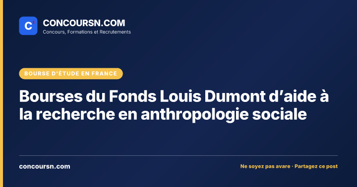 Illustration de l’article : Bourses du Fonds Louis Dumont d’aide à la recherche en anthropologie sociale