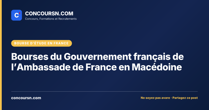 Illustration de l’article : Bourses du Gouvernement français de l’Ambassade de France en Macédoine