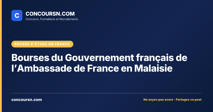 Illustration de l’article : Bourses du Gouvernement français de l’Ambassade de France en Malaisie