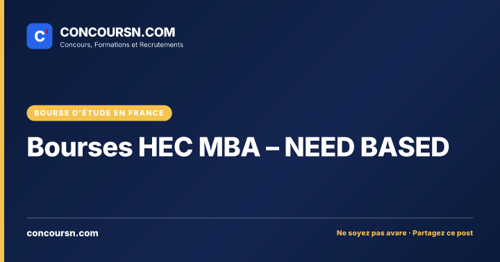Illustration de l’article : Bourses HEC MBA – NEED BASED