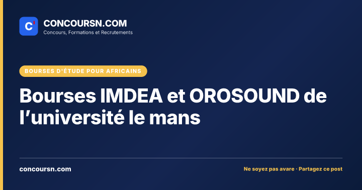 Illustration de l’article : Bourses IMDEA et OROSOUND de l’université le mans