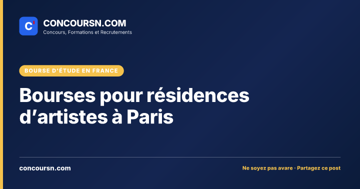 Illustration de l’article : Bourses pour résidences d’artistes à Paris