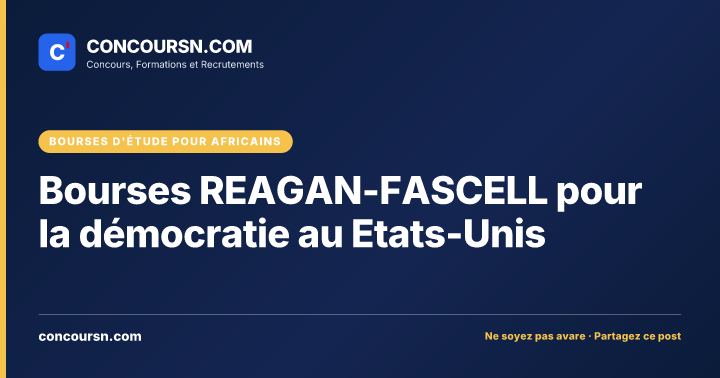 Illustration de l’article : Bourses REAGAN-FASCELL pour la démocratie au Etats-Unis