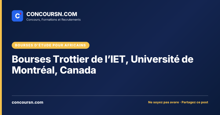 Illustration de l’article : Bourses Trottier de l’IET, Université de Montréal, Canada