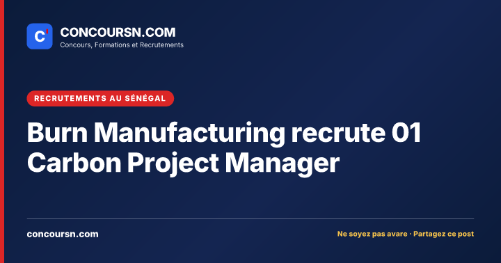 Illustration de l’article : Burn Manufacturing recrute 01 Carbon Project Manager