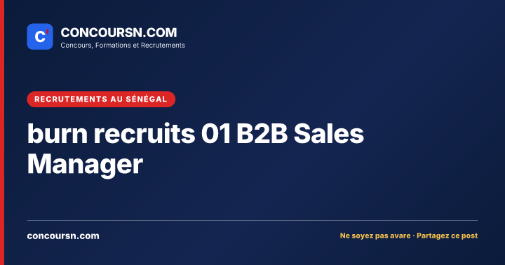 Illustration de l’article : burn recruits 01 B2B Sales Manager