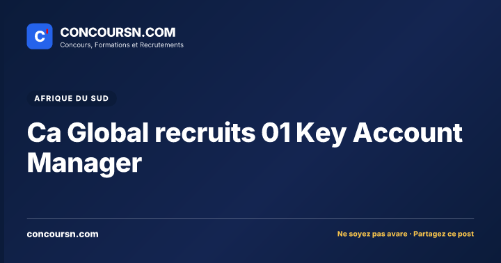 Illustration de l’article : Ca Global recruits 01 Key Account Manager