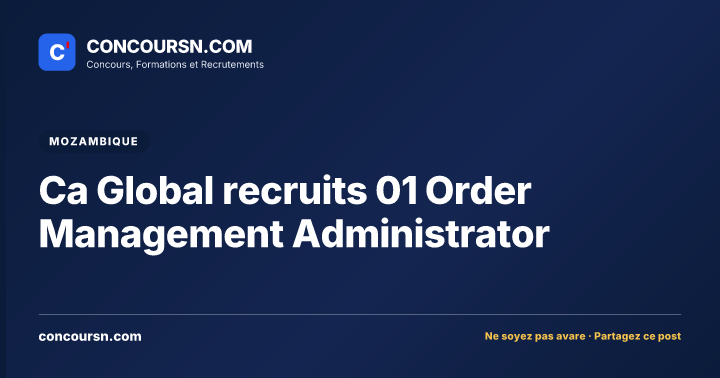 Illustration de l’article : Ca Global recruits 01 Order Management Administrator