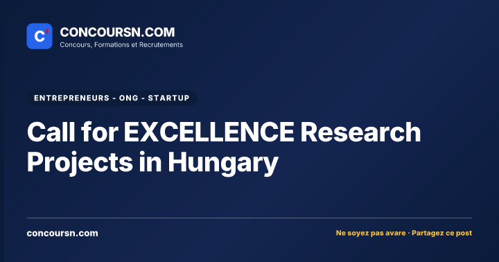 Illustration de l’article : Call for EXCELLENCE Research Projects in Hungary