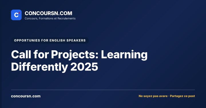 Illustration de l’article : Call for Projects: Learning Differently 2025