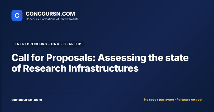 Illustration de l’article : Call for Proposals: Assessing the state of Research Infrastructures