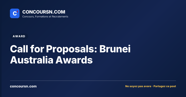 Illustration de l’article : Call for Proposals: Brunei Australia Awards