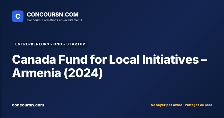 Illustration de l’article : Canada Fund for Local Initiatives – Armenia (2024)