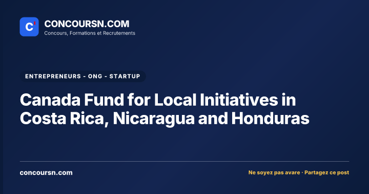 Illustration de l’article : Canada Fund for Local Initiatives in Costa Rica, Nicaragua and Honduras