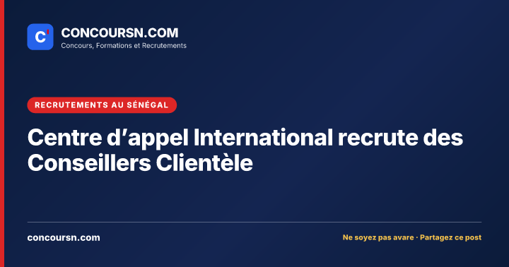 Illustration de l’article : Centre d’appel International recrute des Conseillers Clientèle