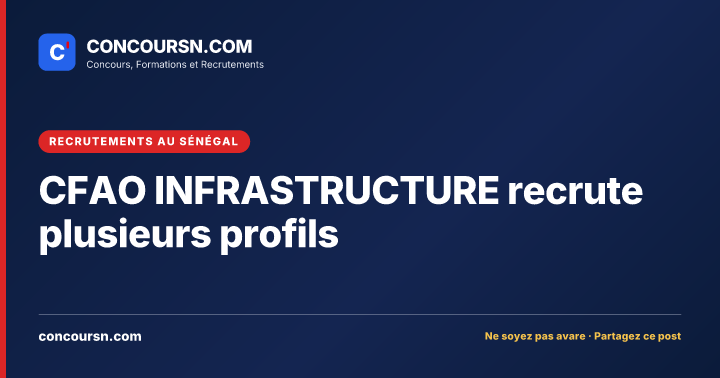 Illustration de l’article : CFAO INFRASTRUCTURE recrute plusieurs profils