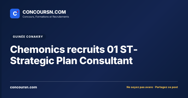 Illustration de l’article : Chemonics recruits 01 ST-Strategic Plan Consultant
