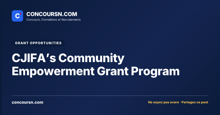 Illustration de l’article : CJIFA’s Community Empowerment Grant Program