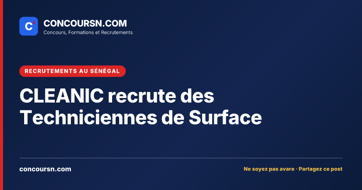 Illustration de l’article : CLEANIC recrute des Techniciennes de Surface