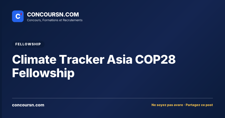 Illustration de l’article : Climate Tracker Asia COP28 Fellowship