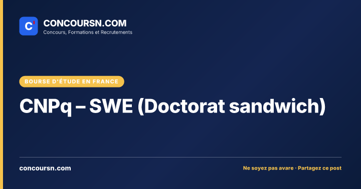 Illustration de l’article : CNPq – SWE (Doctorat sandwich)