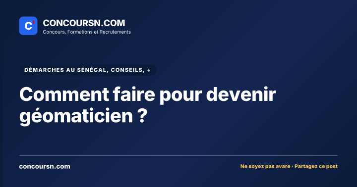 Illustration de l’article : Comment faire pour devenir géomaticien ?