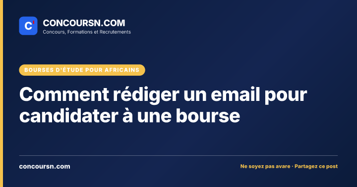 Illustration de l’article : Comment rédiger un email pour candidater à une bourse