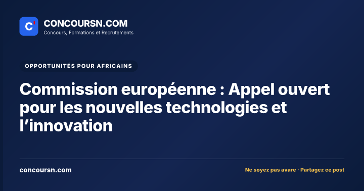 Illustration de l’article : Commission européenne : Appel ouvert pour les nouvelles technologies et l’innovation