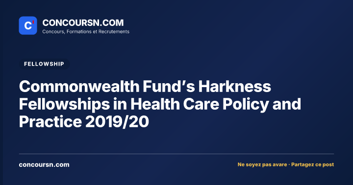 Illustration de l’article : Commonwealth Fund’s Harkness Fellowships in Health Care Policy and Practice 2019/20