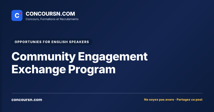 Illustration de l’article : Community Engagement Exchange Program