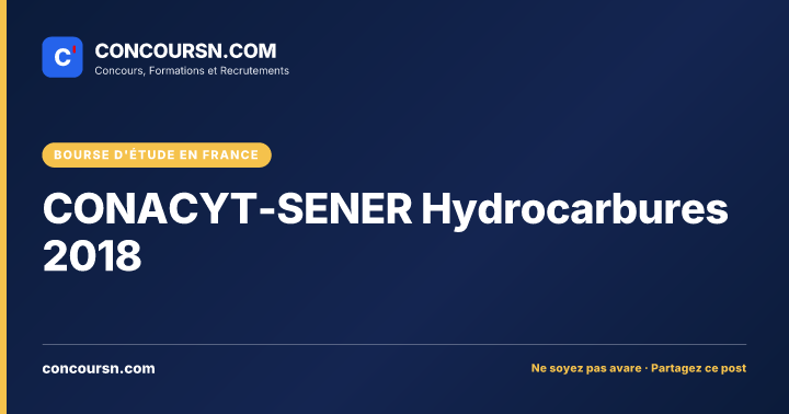 Illustration de l’article : CONACYT-SENER Hydrocarbures 2018