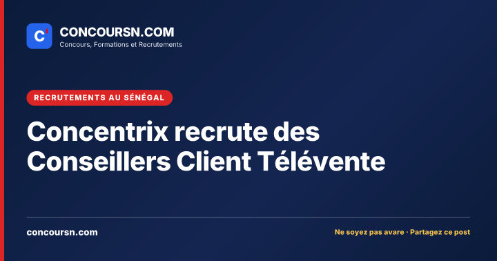 Illustration de l’article : Concentrix recrute des Conseillers Client Télévente