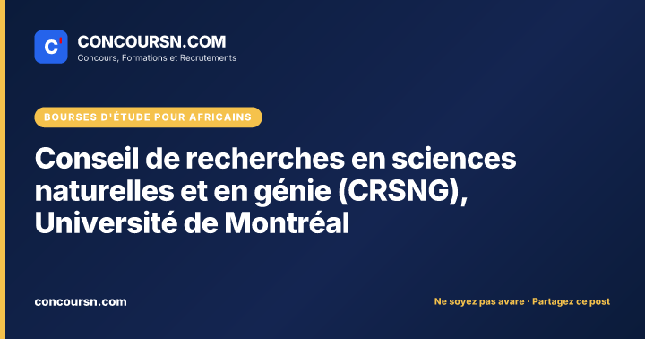Illustration de l’article : Conseil de recherches en sciences naturelles et en génie (CRSNG), Université de Montréal