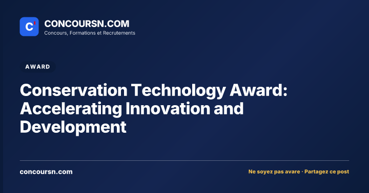 Illustration de l’article : Conservation Technology Award: Accelerating Innovation and Development