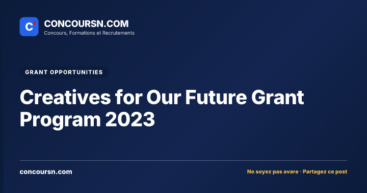 Illustration de l’article : Creatives for Our Future Grant Program 2023