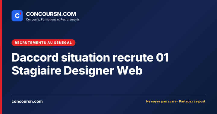 Illustration de l’article : Daccord situation recrute 01 Stagiaire Designer Web