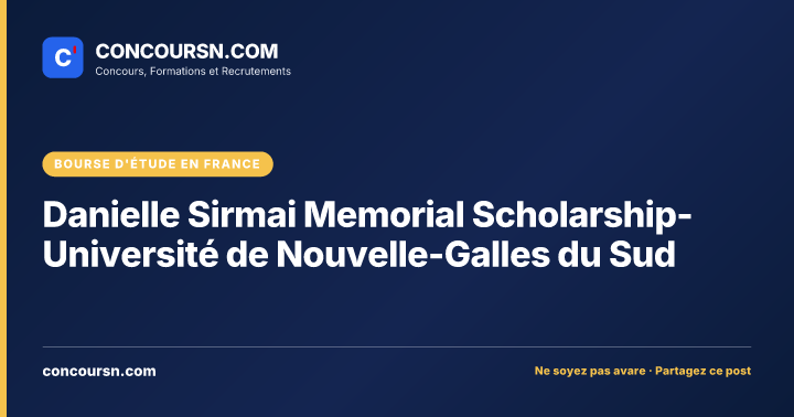 Illustration de l’article : Danielle Sirmai Memorial Scholarship- Université de Nouvelle-Galles du Sud