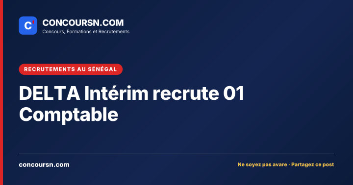 Illustration de l’article : DELTA Intérim recrute 01 Comptable
