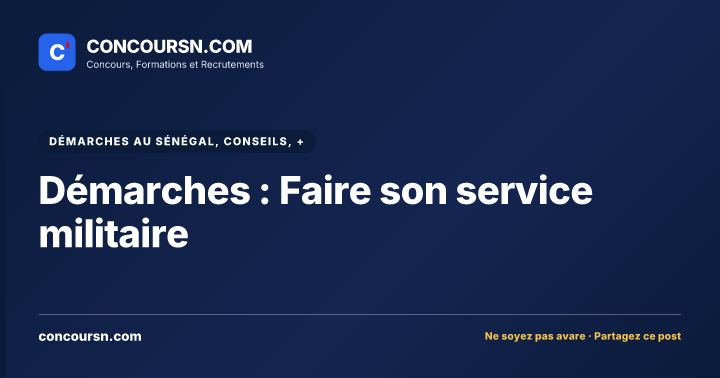 Illustration de l’article : Démarches : Faire son service militaire