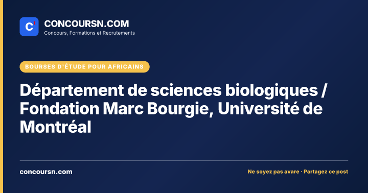 Illustration de l’article : Département de sciences biologiques / Fondation Marc Bourgie, Université de Montréal