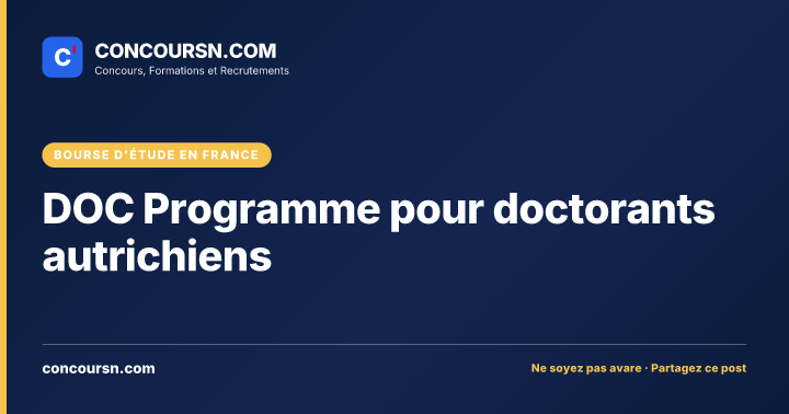 Illustration de l’article : DOC Programme pour doctorants autrichiens