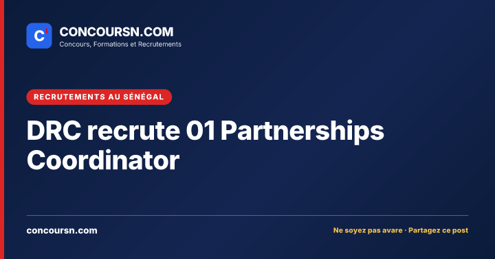 Illustration de l’article : DRC recrute 01 Partnerships Coordinator