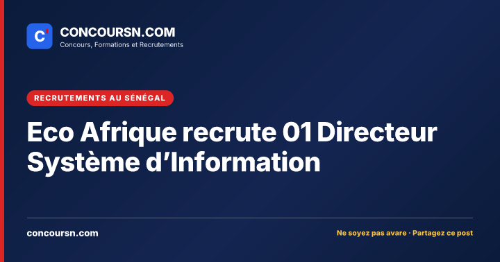 Illustration de l’article : Eco Afrique recrute 01 Directeur Système d’Information