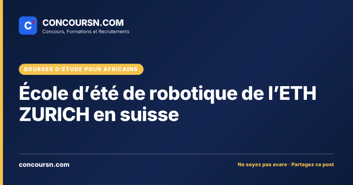 Illustration de l’article : École d’été de robotique de l’ETH ZURICH en suisse